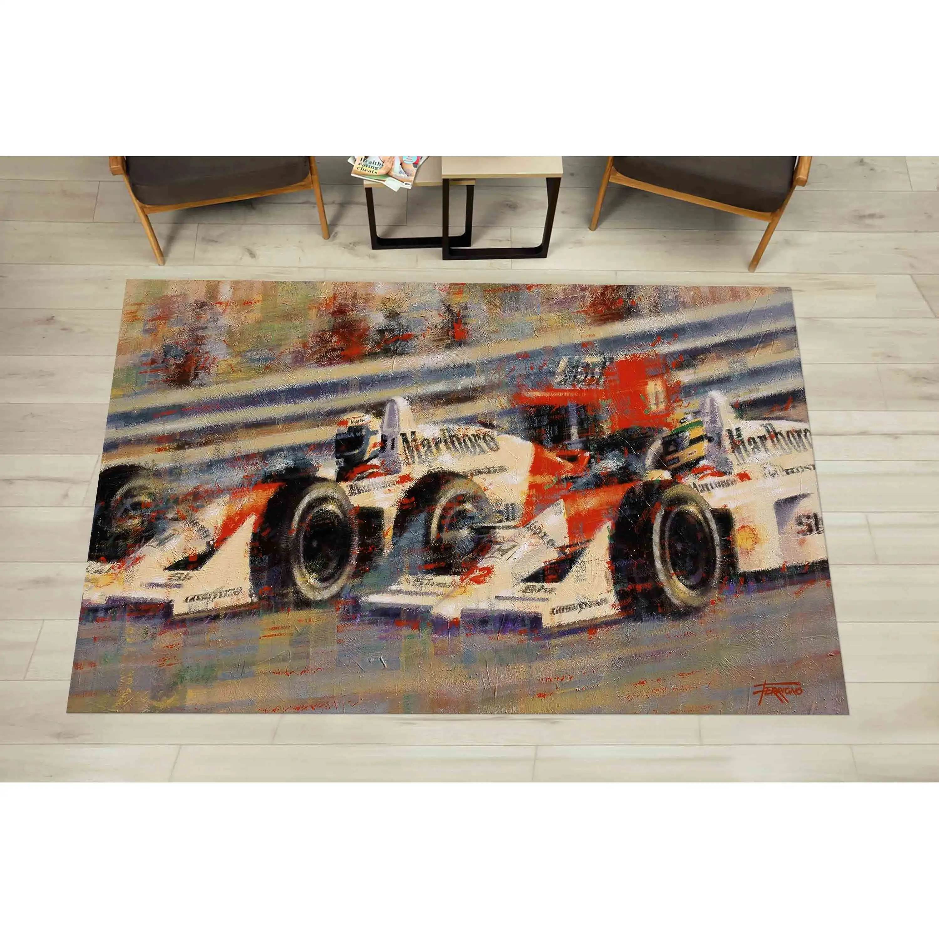 Formula 1 Rug, Formula Lover Gift Rugs, Printed Rug,Chenille Rug